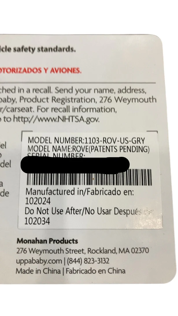 UPPAbaby Rove Convertible Car Seat, 2024, Greyson (Grey Mélange) - Image 4
