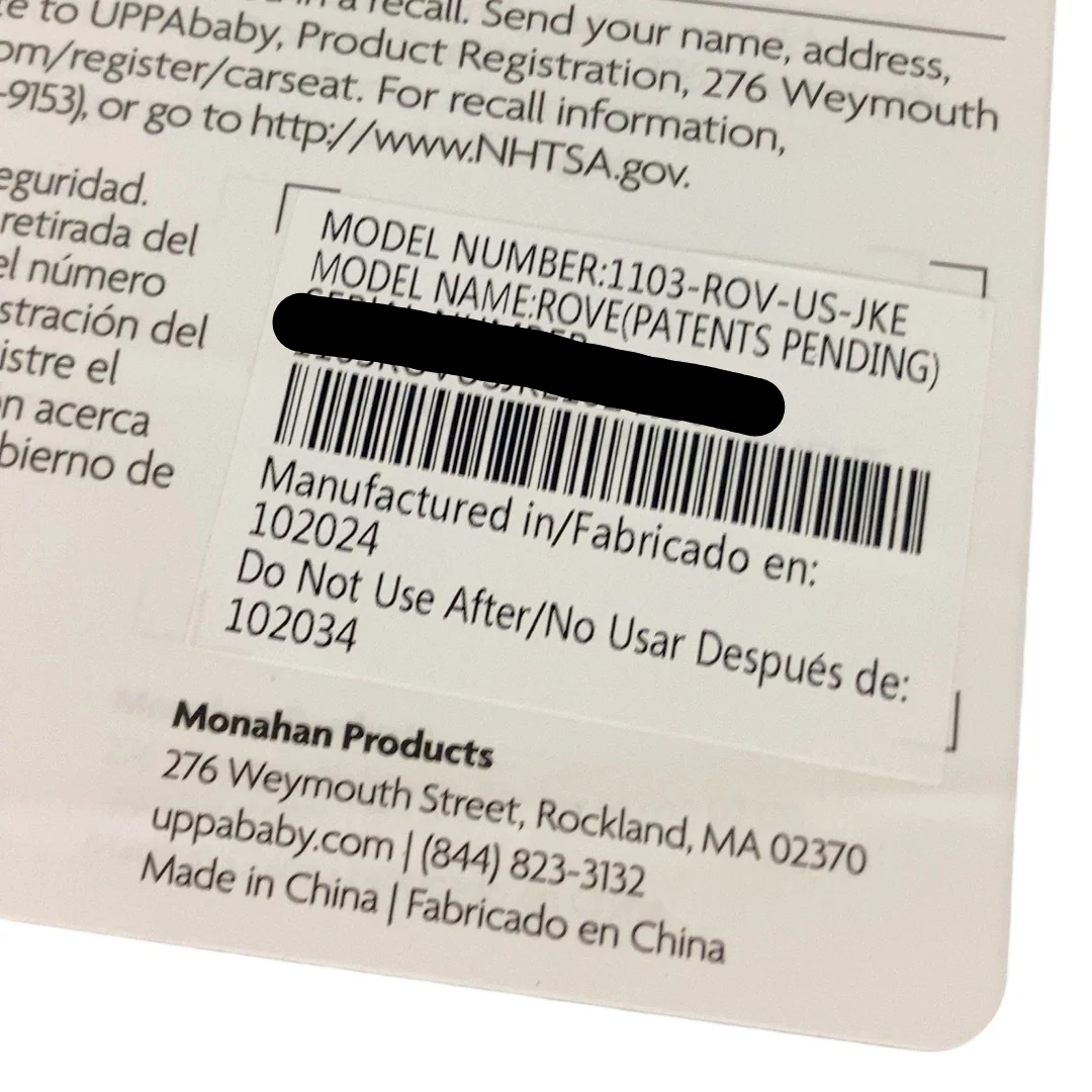 UPPAbaby Rove Convertible Car Seat, 2024, Jake (Charcoal) - Image 7