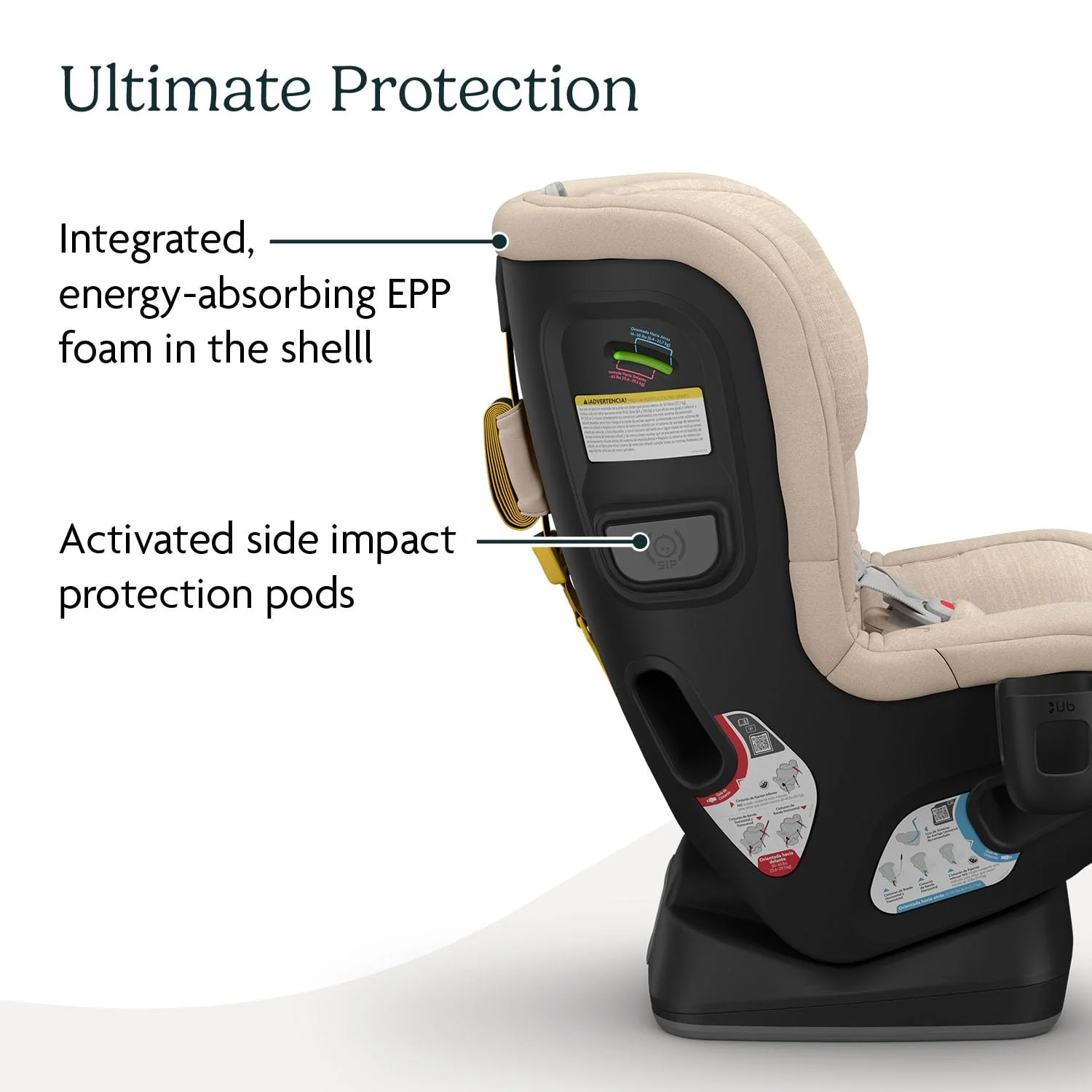 UPPAbaby Rove Convertible Car Seat, 2024, Kavneer (Almond Mélange) - Image 2