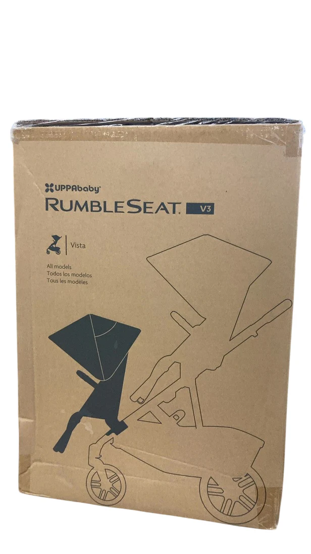 UPPAbaby RumbleSeat V3, 2024, Savannah (Pearl Gray Jacquard) - Image 4