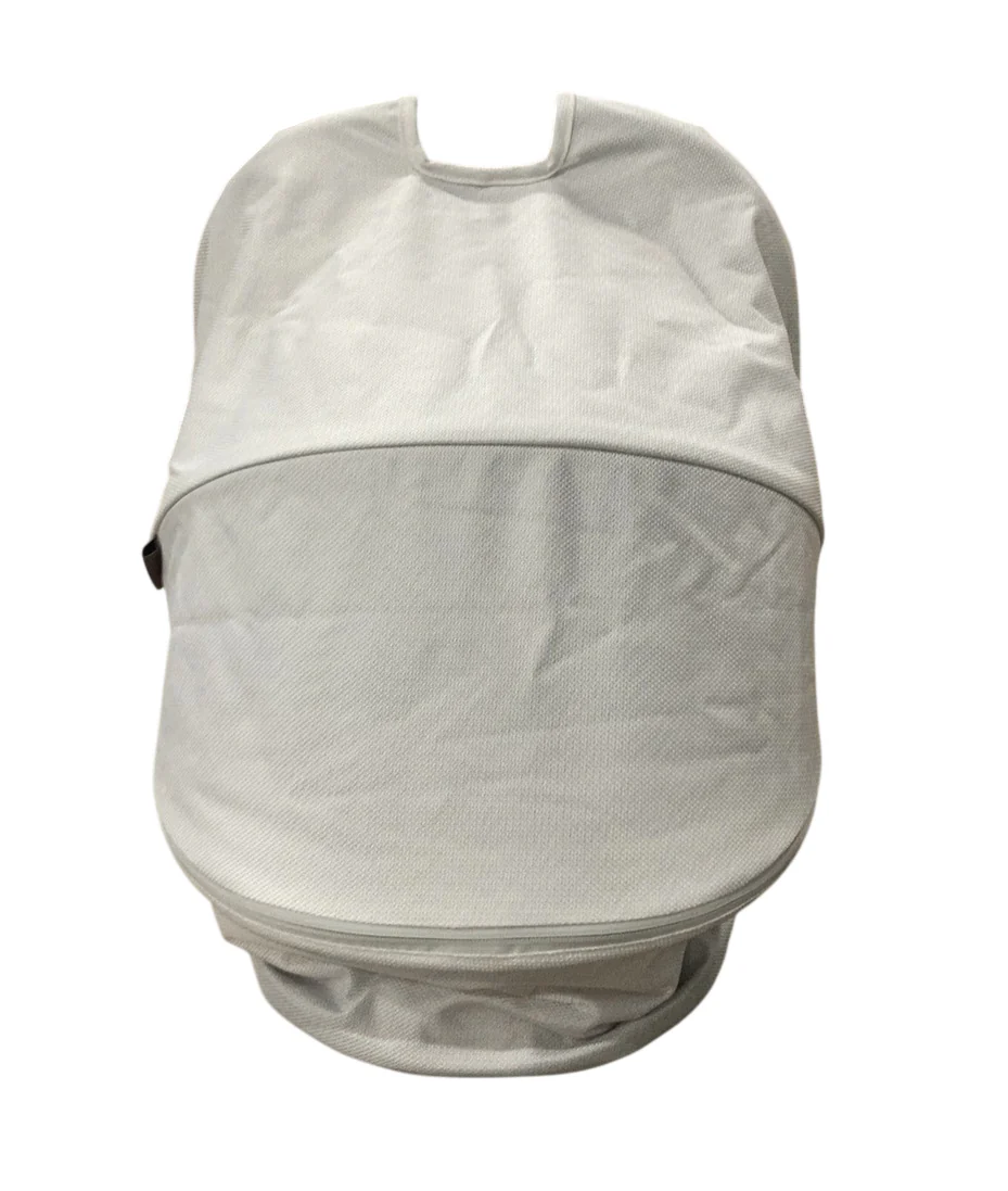 UPPAbaby V2 Bassinet, William (Chambray Oxford/Silver) - Image 4