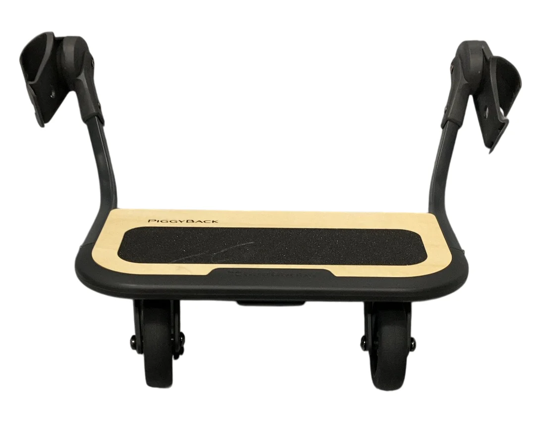 UPPAbaby VISTA PiggyBack Ride-Along Board, 2015+, Natural Wood/Black