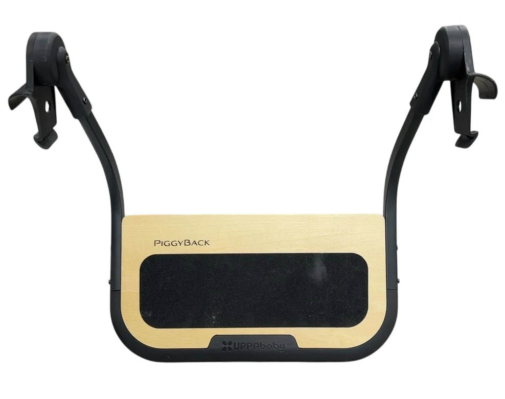 UPPAbaby VISTA PiggyBack Ride-Along Board, 2015+, Natural Wood/Black