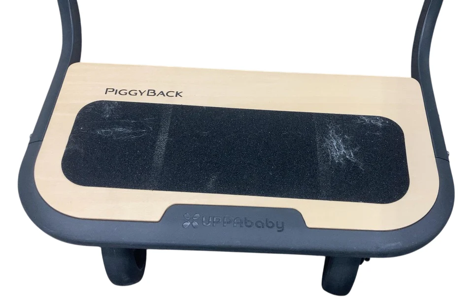 UPPAbaby VISTA PiggyBack Ride-Along Board (2015+), Natural Wood/Black - Image 2