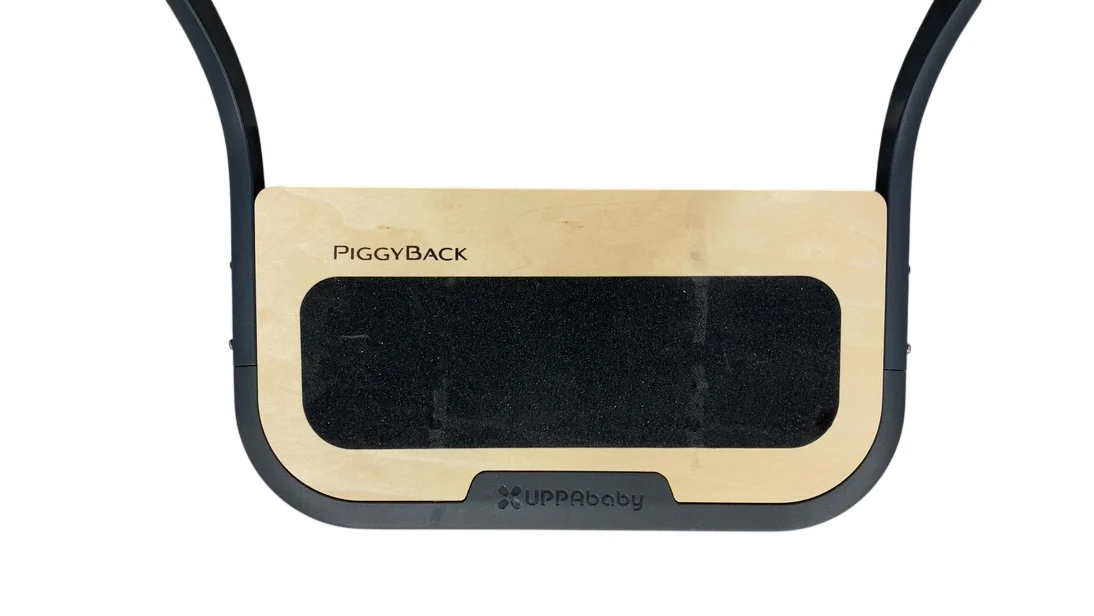 UPPAbaby VISTA PiggyBack Ride-Along Board (2015+), Natural Wood/Black - Image 2