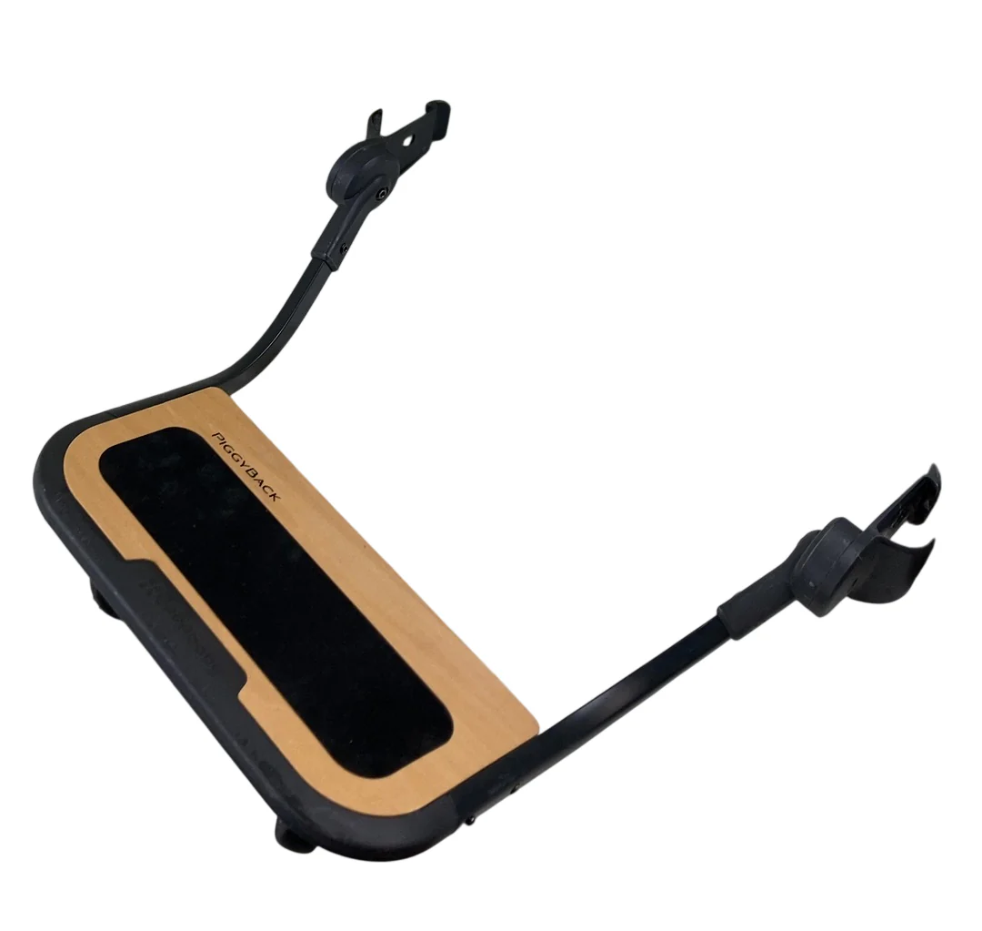 UPPAbaby VISTA PiggyBack Ride-Along Board (2015+), Natural Wood/Black