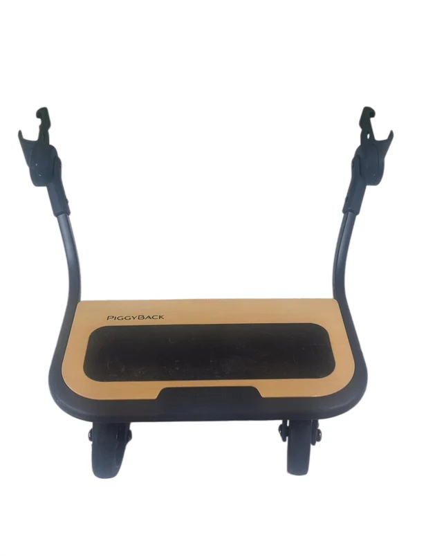 UPPAbaby VISTA PiggyBack Ride-Along Board (2015+), Natural Wood/Black