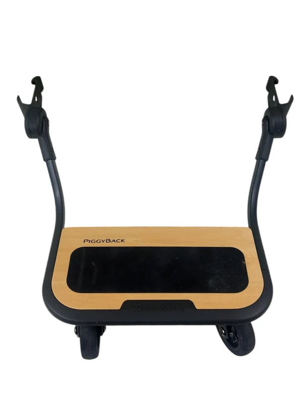 UPPAbaby VISTA PiggyBack Ride-Along Board (2015+), Natural Wood/Black - Image 2