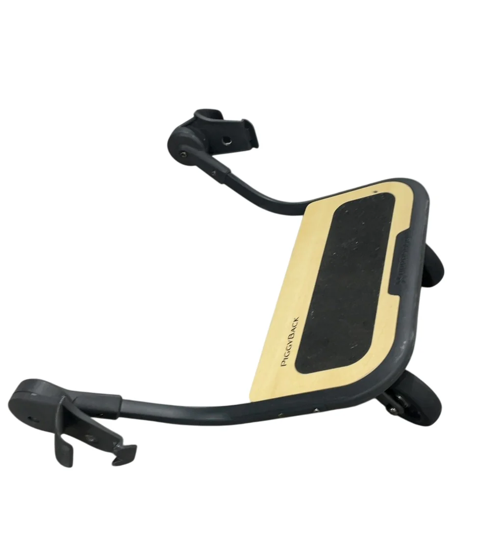 UPPAbaby VISTA PiggyBack Ride-Along Board (2015+), Natural Wood/Black