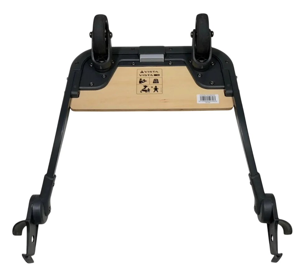 UPPAbaby VISTA PiggyBack Ride-Along Board (2015+), Natural Wood/Black - Image 3