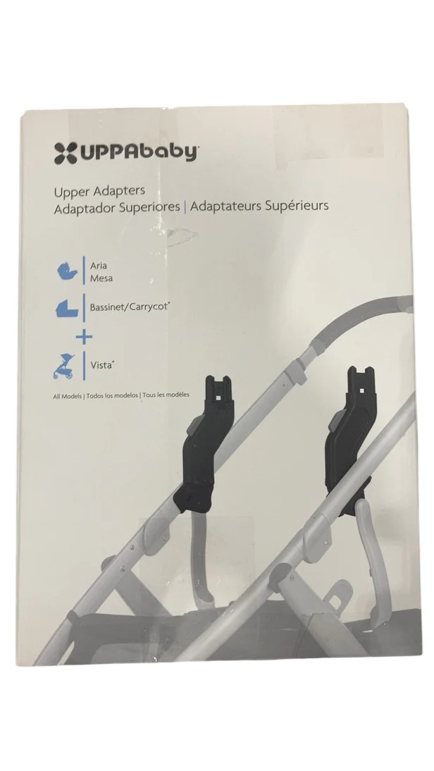 UPPAbaby VISTA Upper Adapters, Dark Gray/Gray - Image 5
