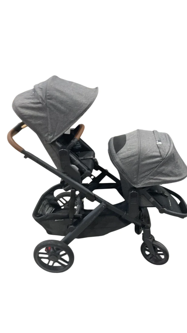UPPAbaby VISTA V2 Double Stroller, 2021, Greyson (Charcoal Melange)