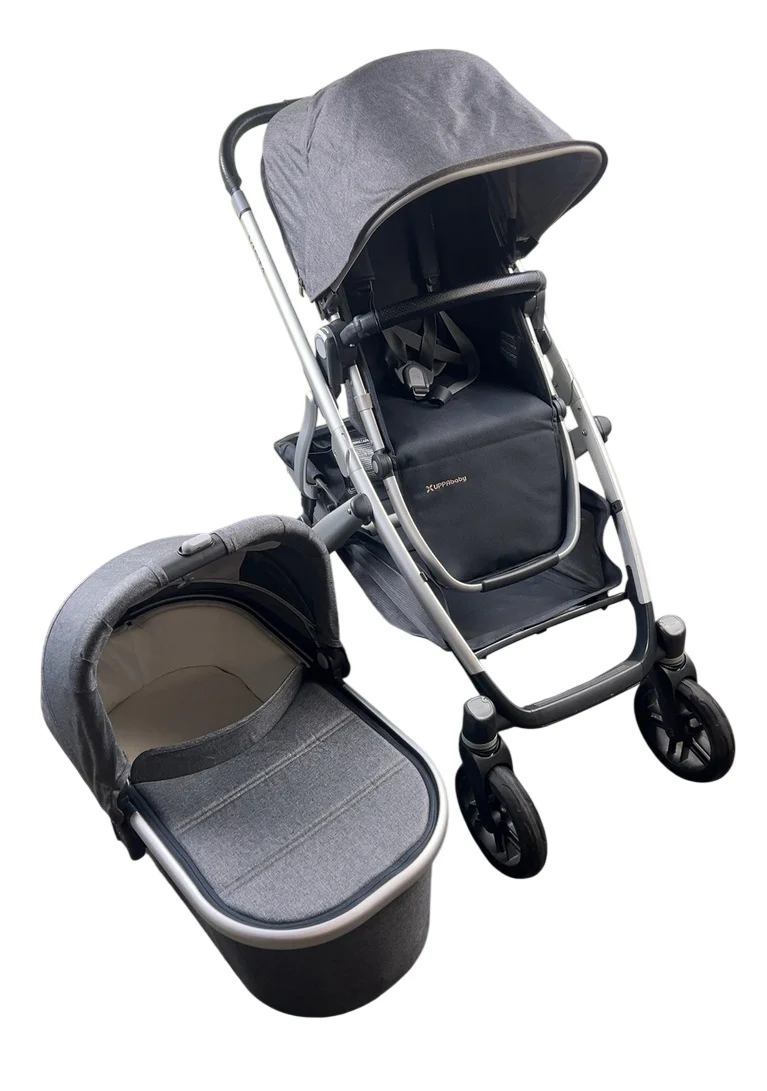 UPPAbaby VISTA V2 Stroller, 2020, Jordan (Charcoal Melange)