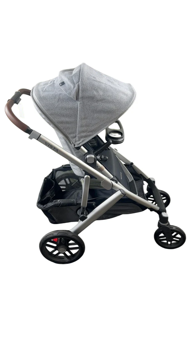 UPPAbaby VISTA V2 Stroller, 2021, Stella (Grey Brushed Melange) - Image 4