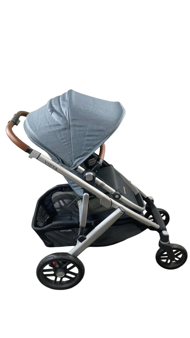 UPPAbaby VISTA V2 Stroller, 2022, Gregory (Blue Melange) - Image 3