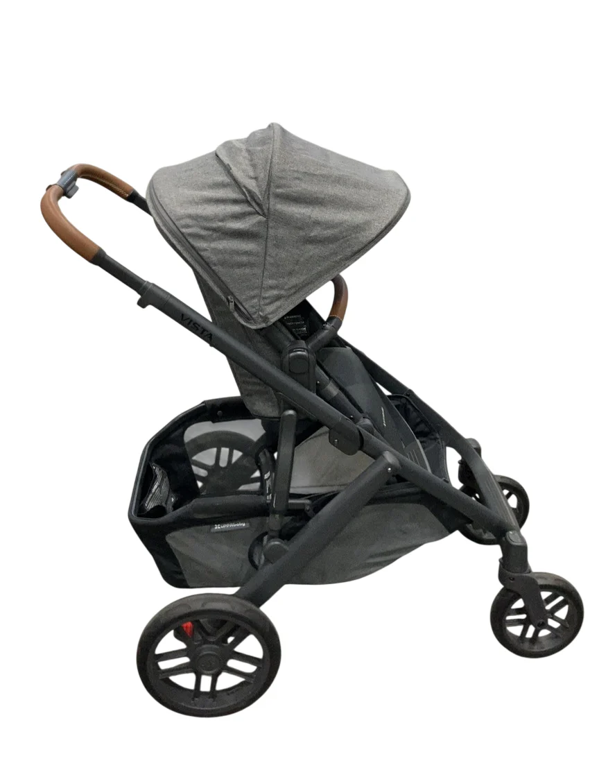 UPPAbaby VISTA V2 Stroller, 2022, Greyson (Charcoal Melange) - Image 2