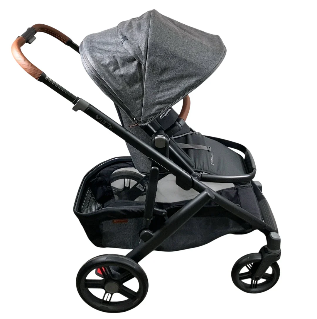 UPPAbaby VISTA V2 Stroller, 2024, Greyson (Charcoal Melange) - Image 2