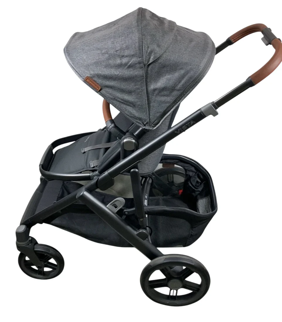 UPPAbaby VISTA V2 Stroller, 2024, Greyson (Charcoal Melange) - Image 3