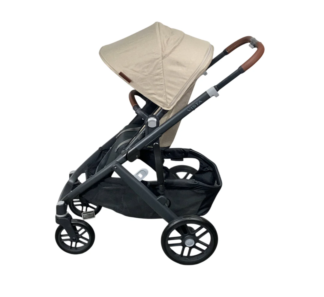 UPPAbaby VISTA V2 Stroller, 2024, Liam (Oat Melange/Carbon) - Image 2