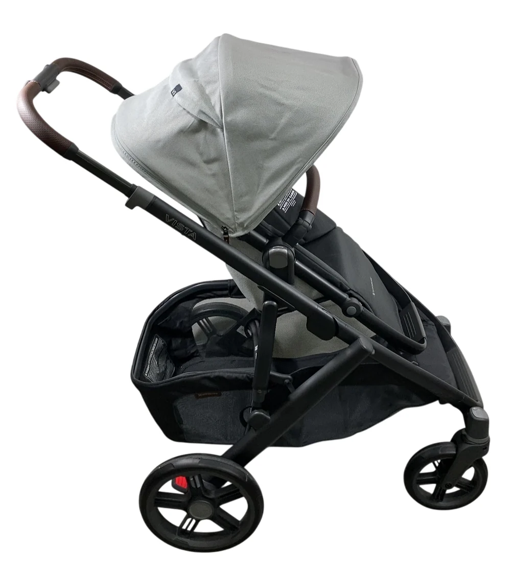 UPPAbaby Vista V3 Stroller, 2024, Savannah (Pearl Gray Jacquard) - Image 2