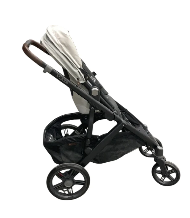 UPPAbaby Vista V3 Stroller, 2024, Savannah (Pearl Gray Jacquard) - Image 3
