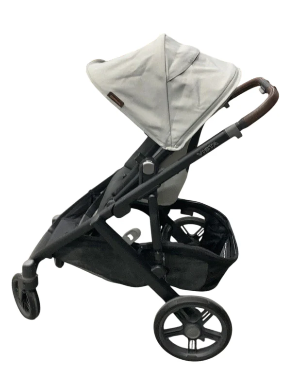UPPAbaby Vista V3 Stroller, 2024, Savannah (Pearl Gray Jacquard) - Image 4