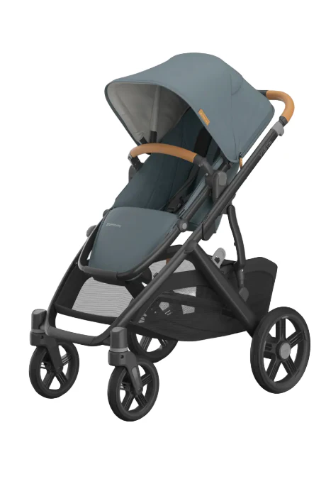 UPPAbaby Vista V3 Stroller, 2025, Dillan (Stone Blue/Carbon Frame)