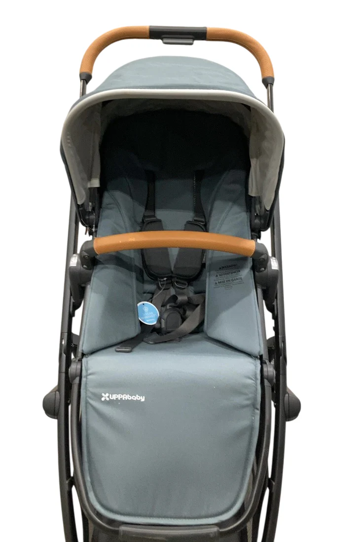 UPPAbaby Vista V3 Stroller, 2025, Dillan (Stone Blue/Carbon Frame) - Image 2