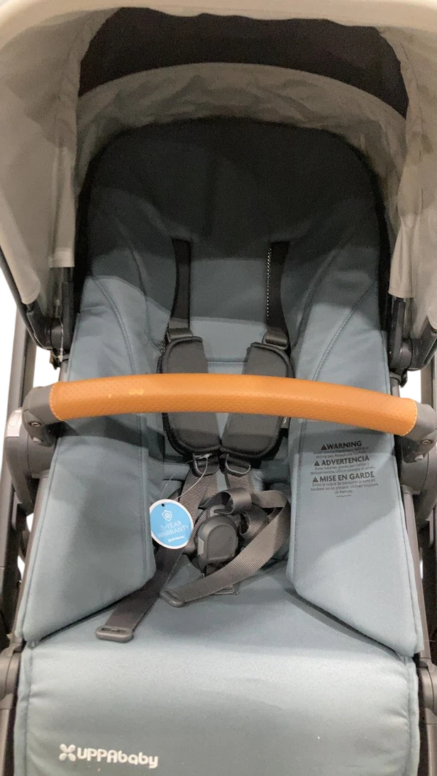 UPPAbaby Vista V3 Stroller, 2025, Dillan (Stone Blue/Carbon Frame) - Image 3