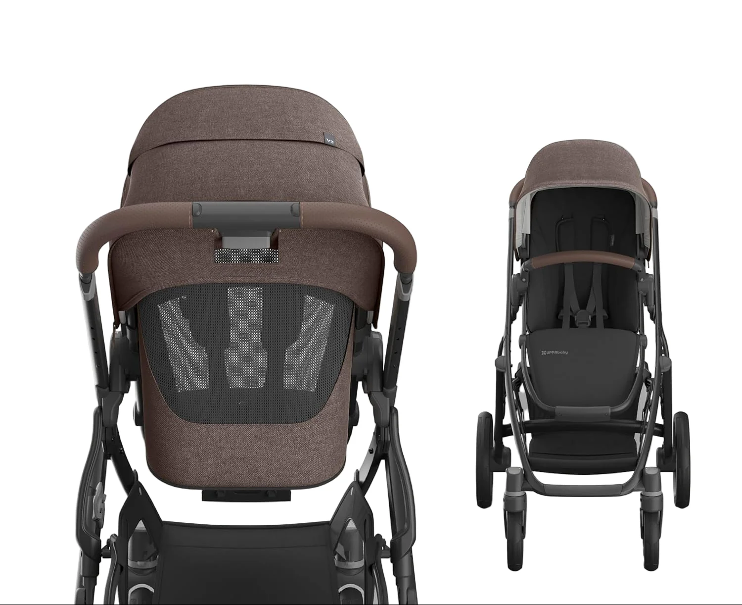 UPPAbaby Vista V3 Stroller, 2025, Owen (Mocha Melange) - Image 2