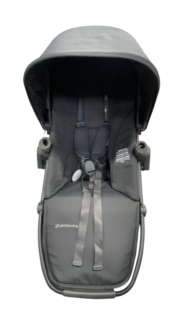 UPPAbaby Vista V3 Stroller Seat, 2024, Jake (Charcoal/Black)