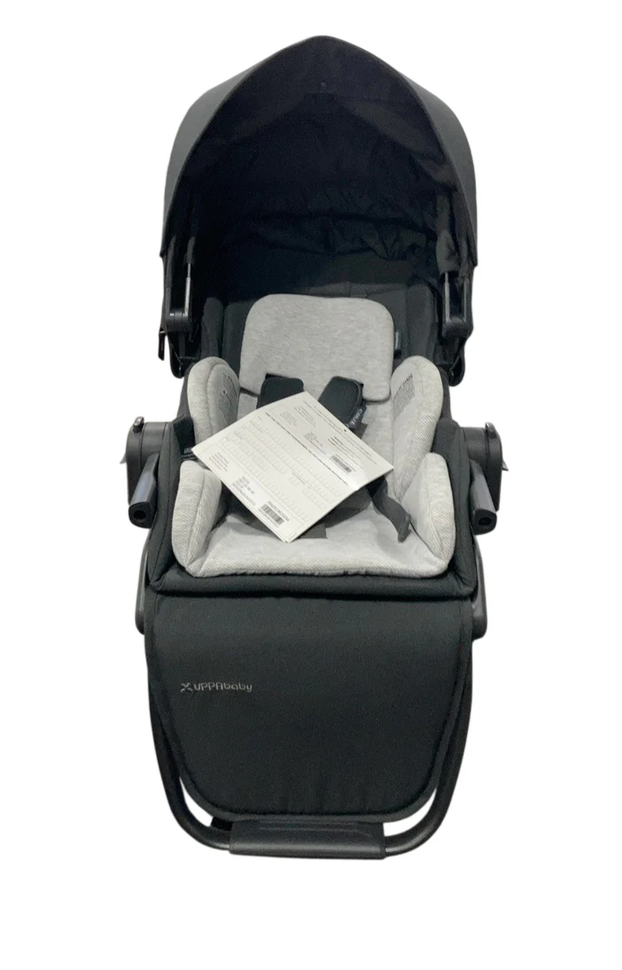 UPPAbaby Vista V3 Stroller Seat, 2024, Jake (Charcoal/Black)