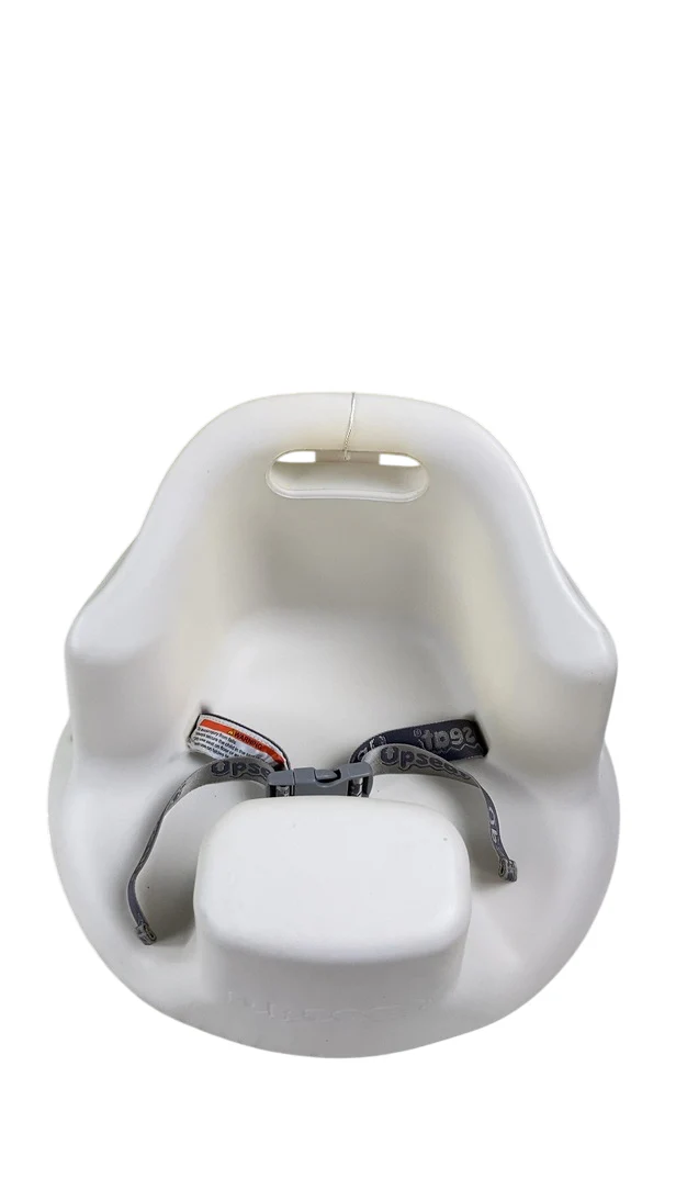 Upseat Baby Floor & Booster Seat with Tray, Coconut (White) - Image 5