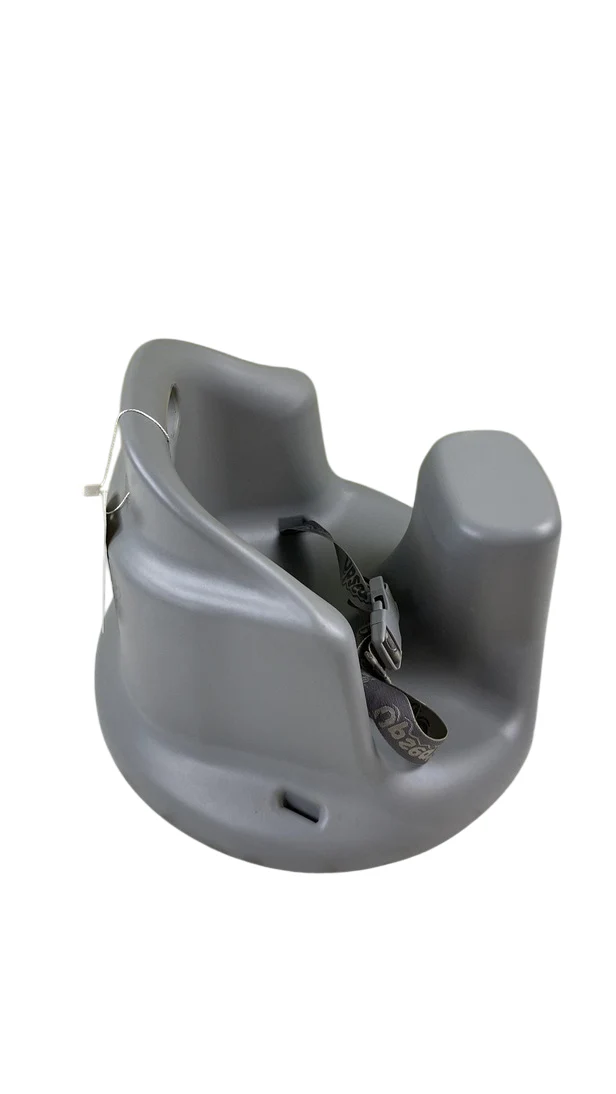 Upseat Baby Floor & Booster Seat with Tray, Grey - Image 2
