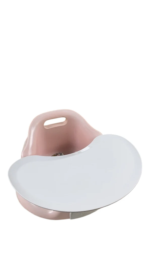 Upseat Baby Floor & Booster Seat with Tray, Pink