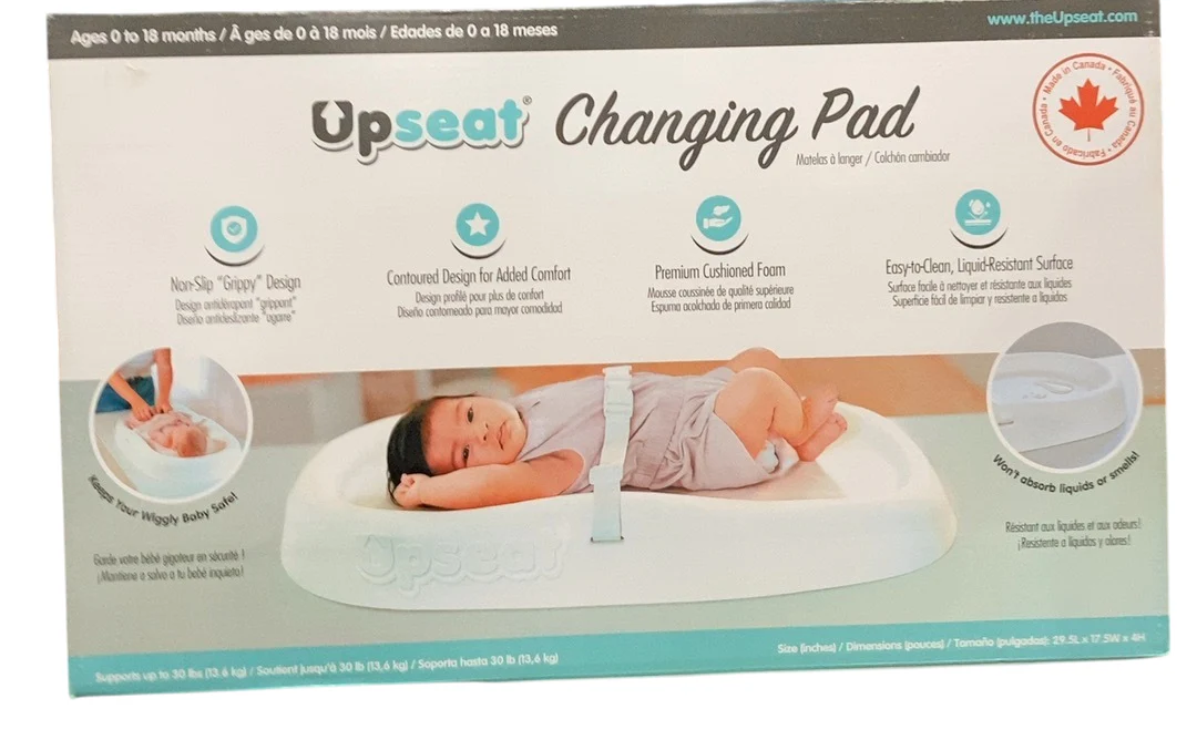Upseat Waterproof Baby Changing Pad, Coconut - Image 3