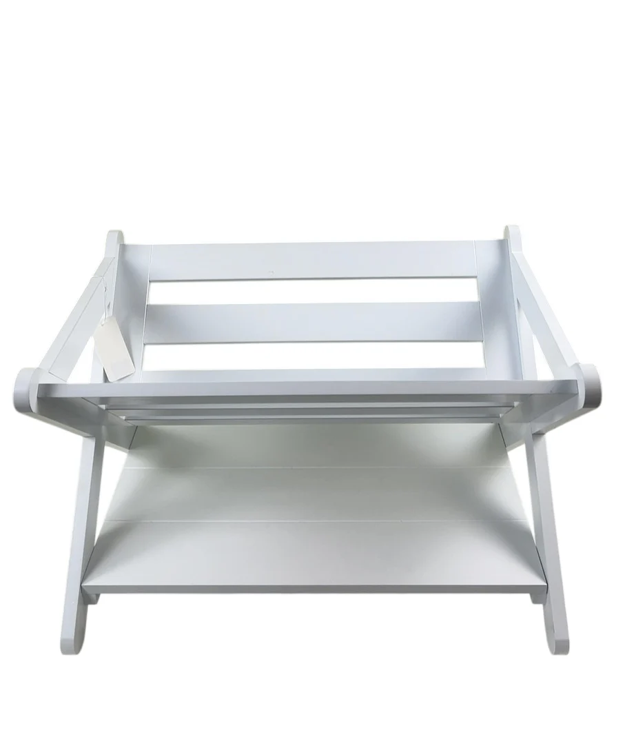 Utex Kids Bookshelf with Caddy, White - Image 3