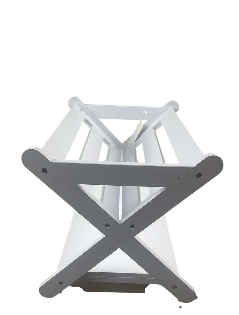 Utex Kids Bookshelf with Caddy, White - Image 5