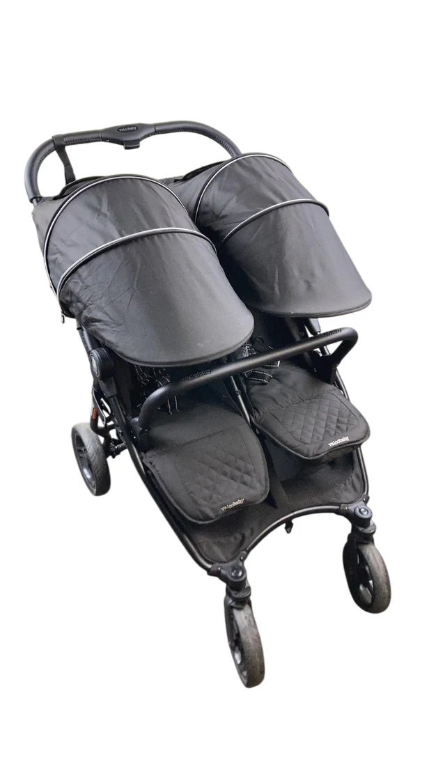 Valco Baby Slim Twin Stroller, 2024, Licorice Black