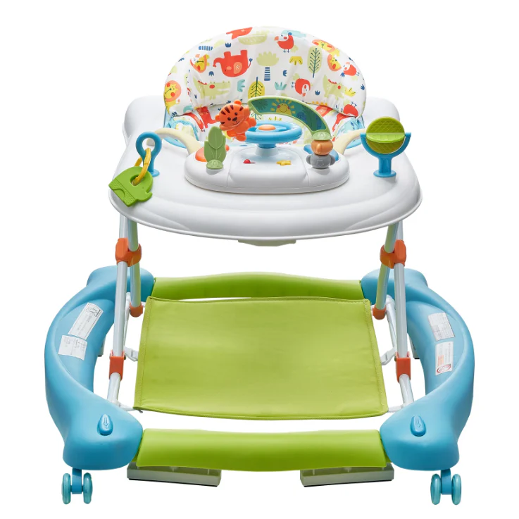 Vevor 4-in-1 Baby Walker, White + Blue - Image 2