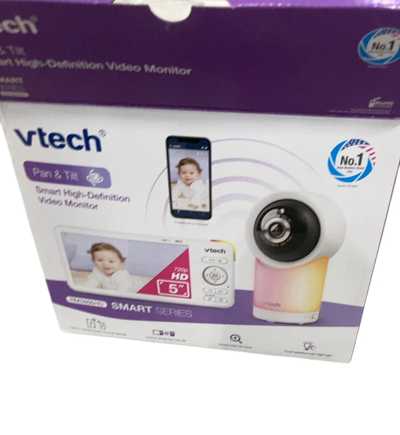 VTech RM5866HD 5" Smart Wi-Fi 1080p Pan & Tilt Video Baby Monitor - Image 3