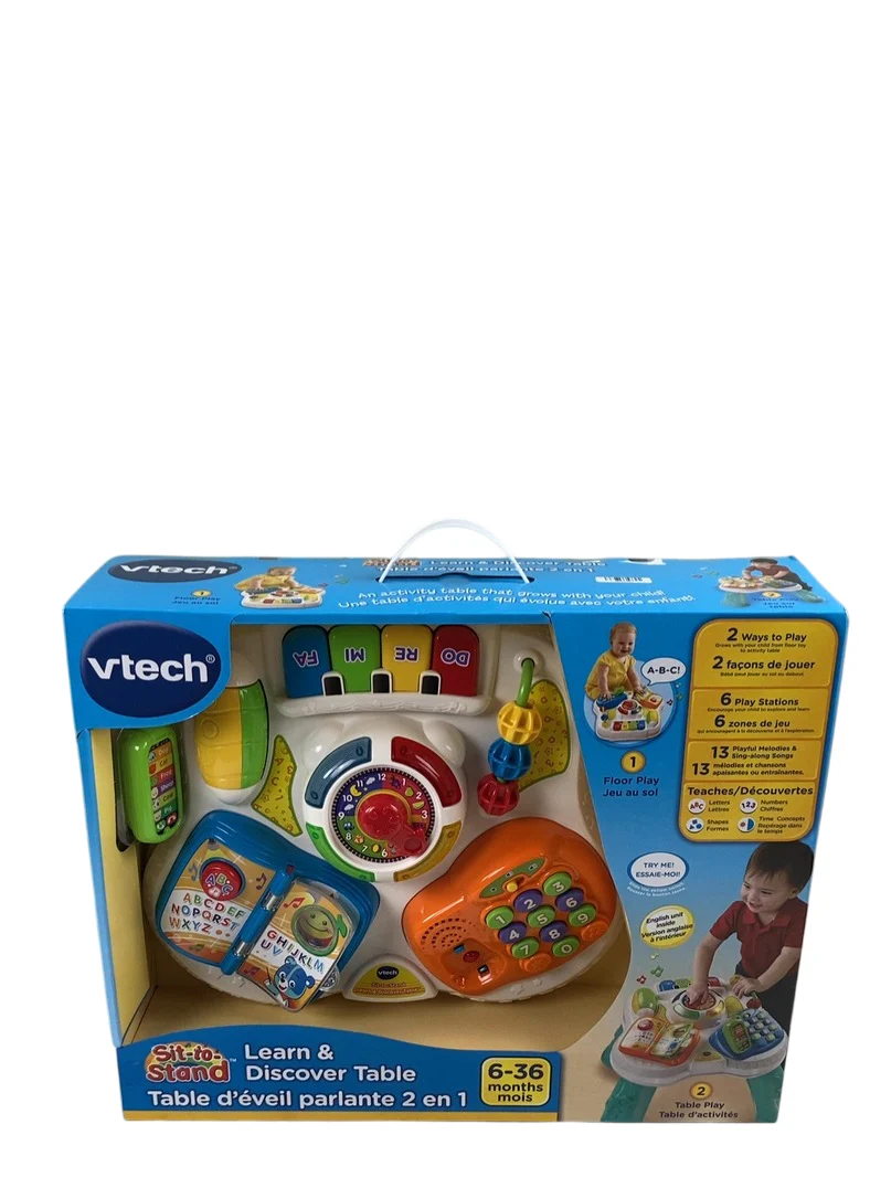 VTech Sit-To-Stand Learn and Discover Table