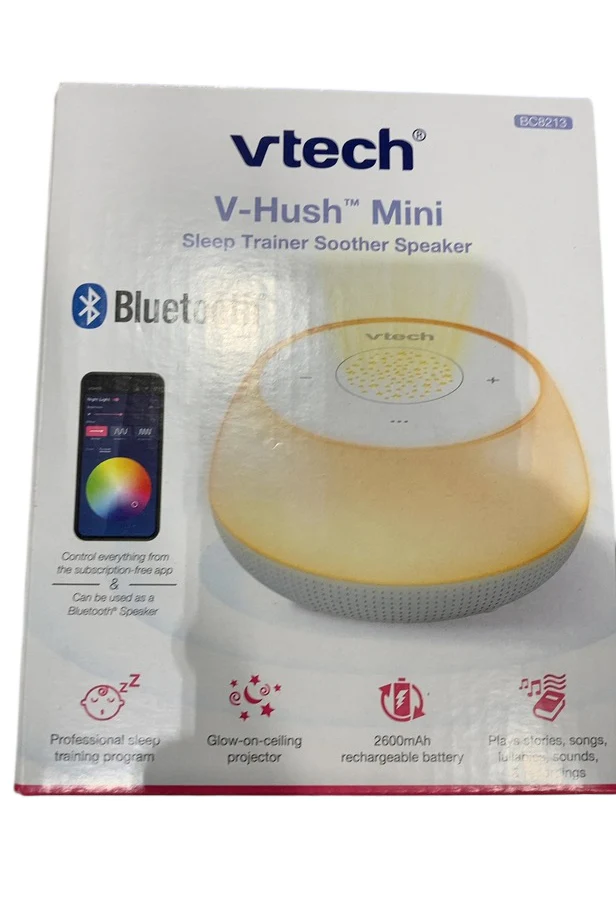 VTech V-Hush Junior Sleep Trainer Soother Speaker, Bluetooth - Image 2