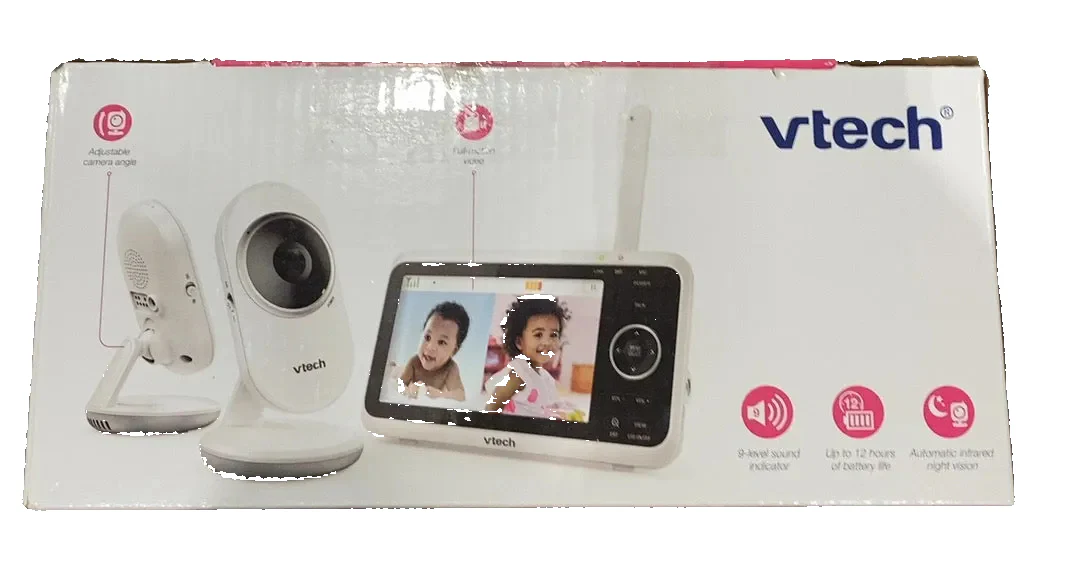 VTech VM350-2 Baby Monitor, White - Image 3