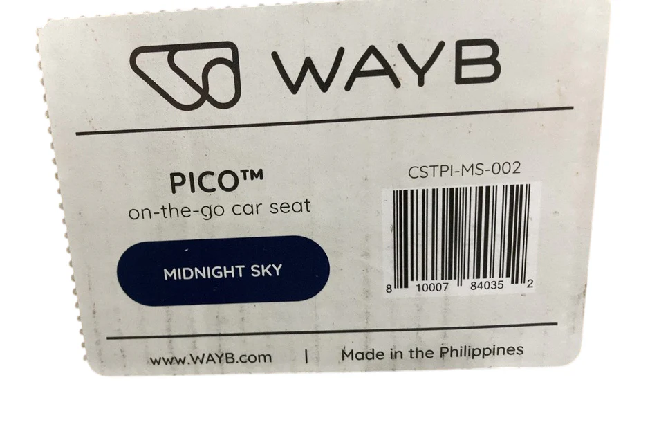 WAYB Pico Portable Car Seat, 2023, Midnight Sky - Image 6