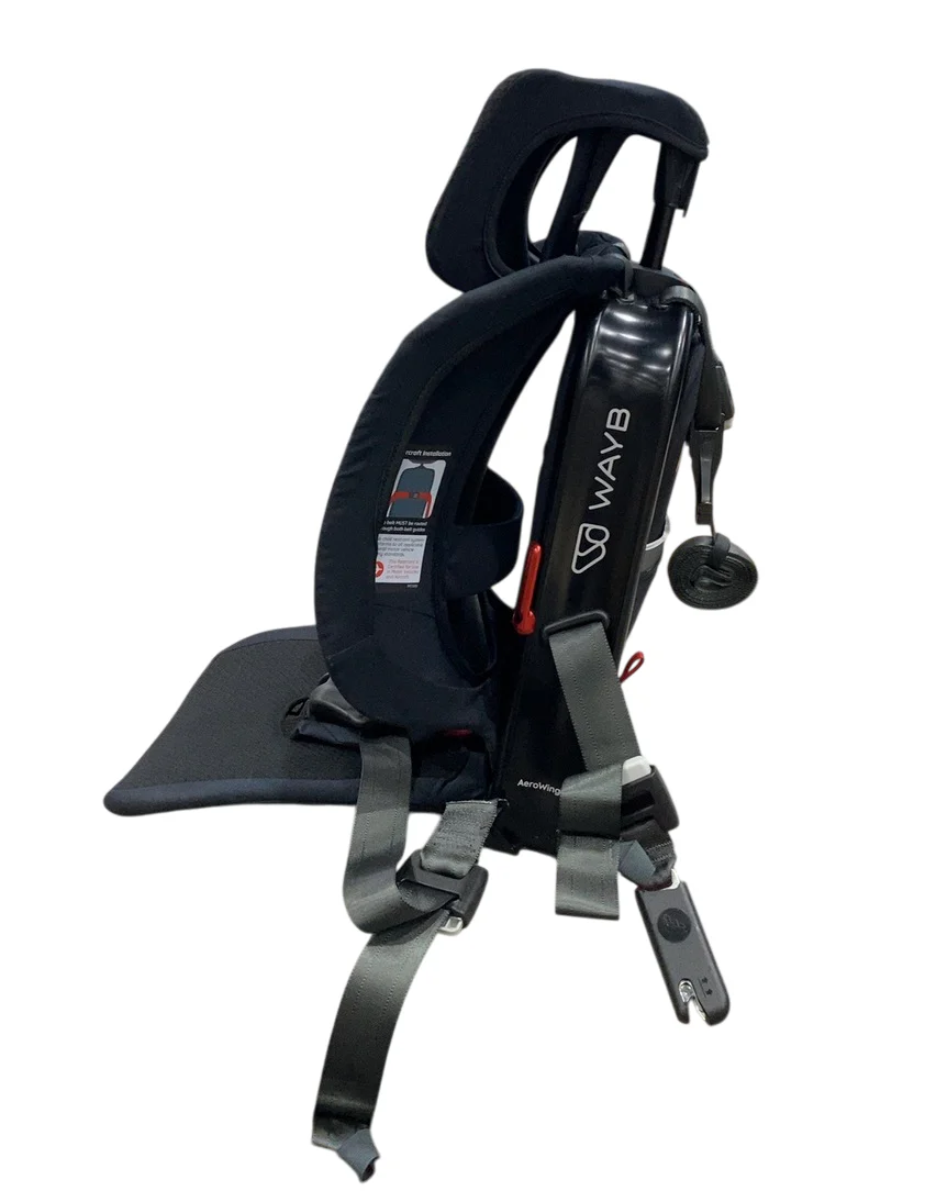 WAYB Pico Portable Car Seat Bundle, 2025, Jet, with Carry Bag - Image 4