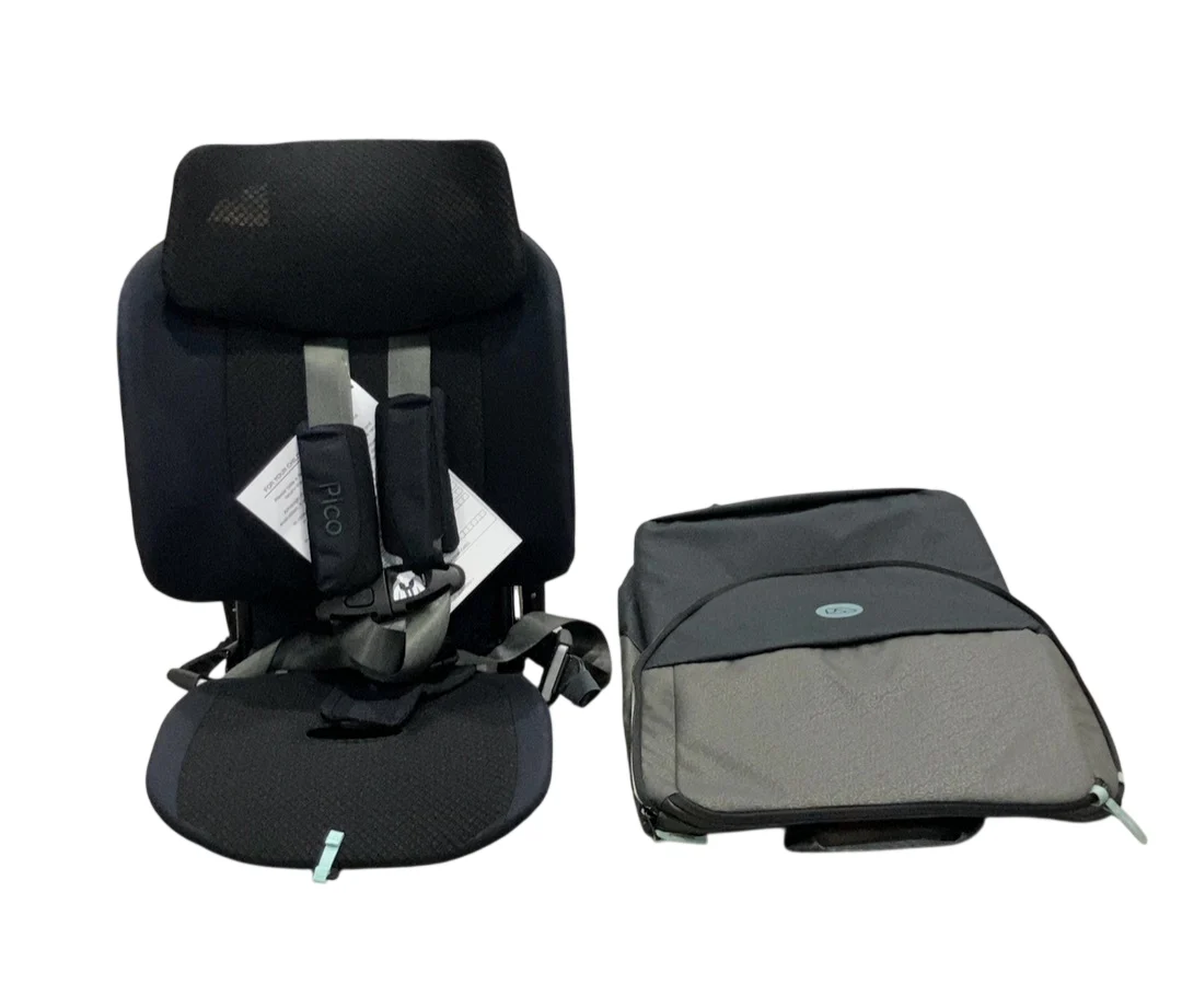 WAYB Pico Portable Car Seat Bundle, Jet, with Carry Bag, 2025