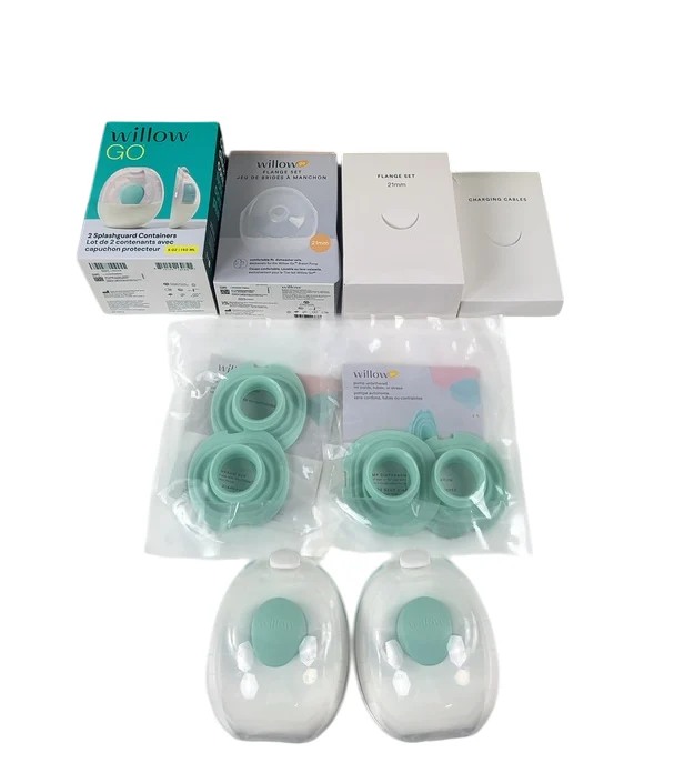 Willow Go Wearable Breast Pump, 21mm & 24mm, Double