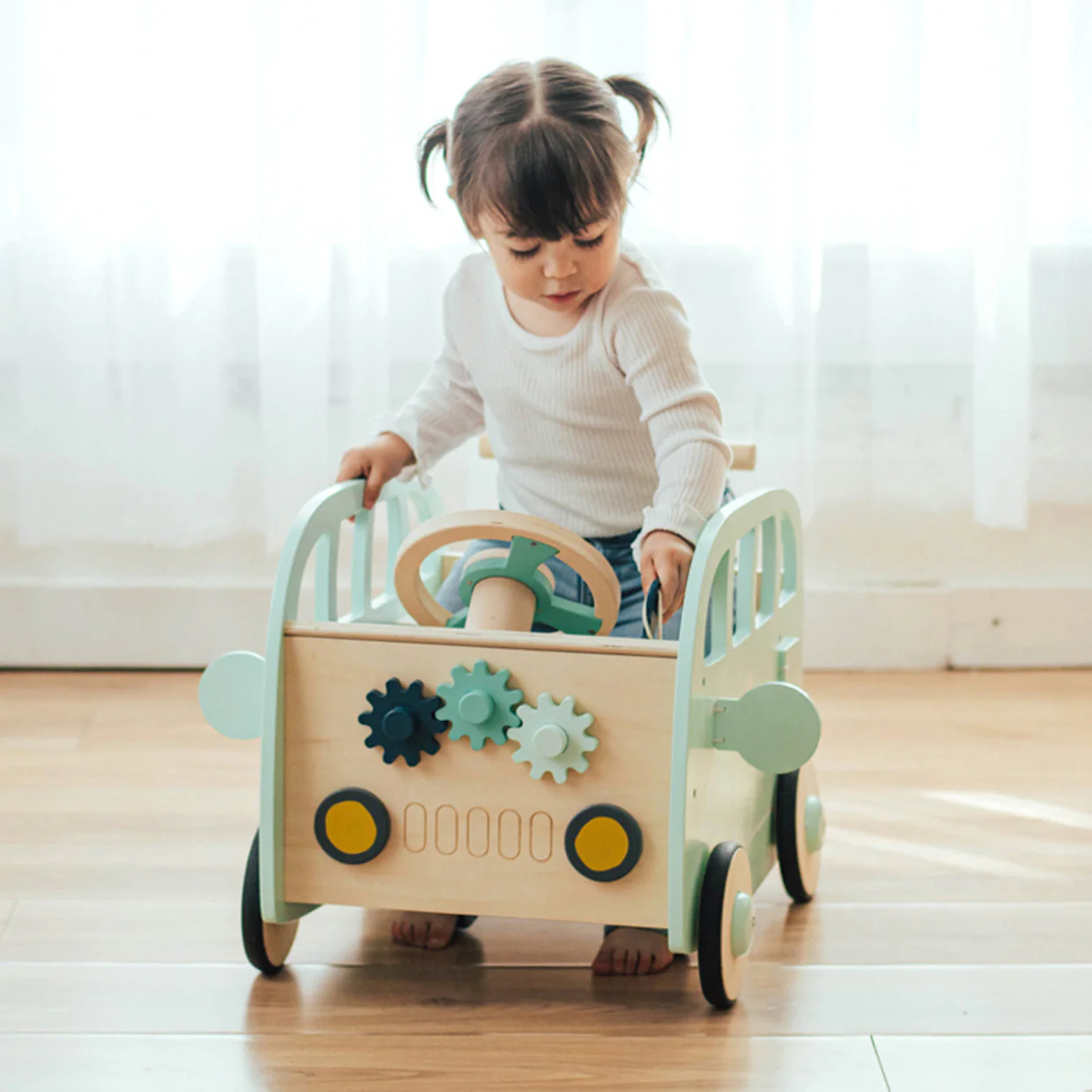 Wonder and Wise Baby Activity Walker, Ride Stride - Image 4
