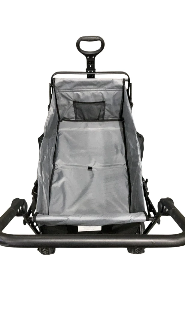 Wonderfold S2 Push and Pull Folding Wagon, Black/Gray, S Series - Image 3